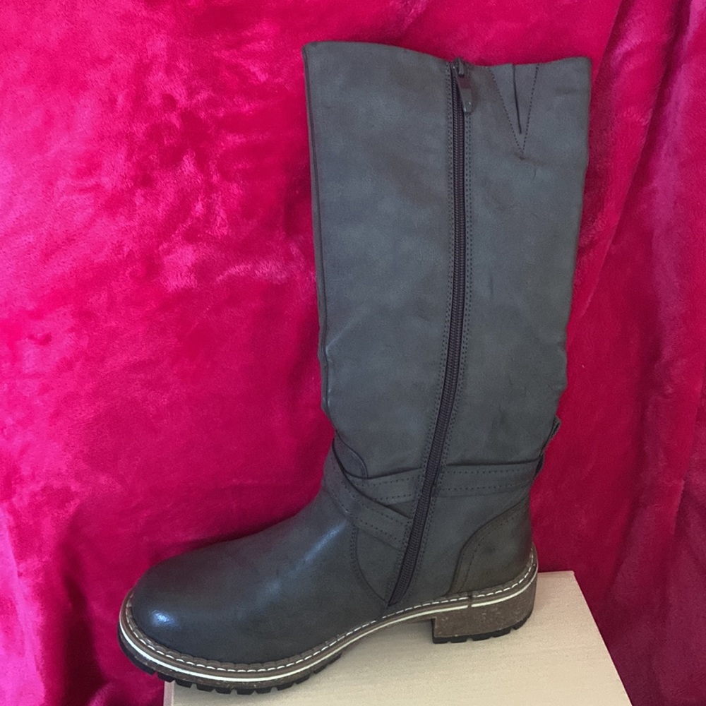 NEW Grey Riding/Work Boots 9M - Picture 4 of 7